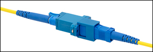 ADALC1 Mating Sleeve with Two LC/PC-Terminated Cables