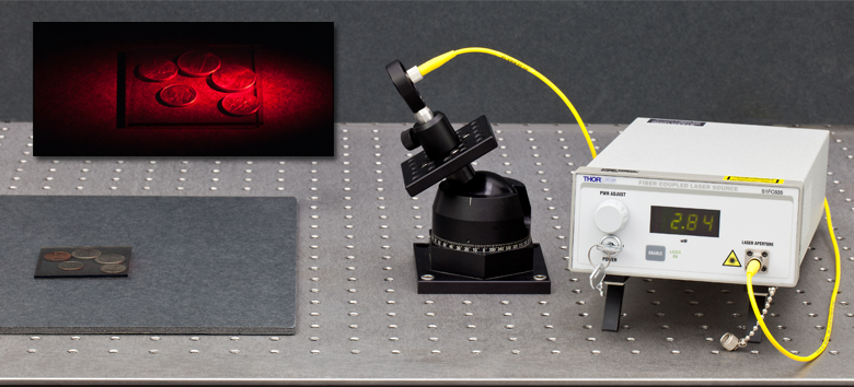 Figure 1: Setup for Reflection Holography