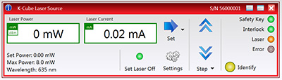 Kinesis Laser Source GUI