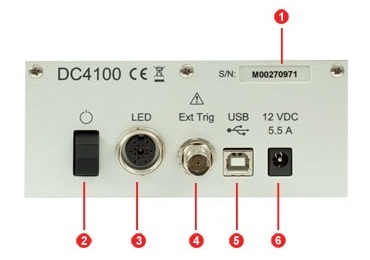 DC4100 Back Panel