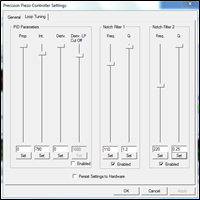 Piezo Objective Scanner GUI