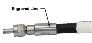 Linear Fiber Array Alignment Mark