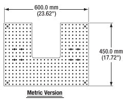 Drawing of Metric XY Platform