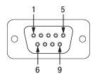 Male DB-9 Pin Diagram