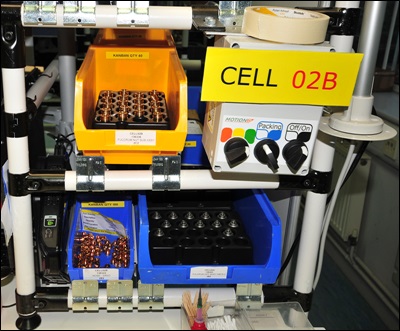 Close-Up of Manufacturing Cell