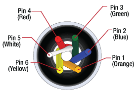 Wiring Diagram For 6 Pin Connector - Complete Wiring Schemas