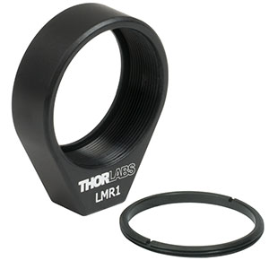 LMR1 - Lens Mount with Retaining Ring for Ø1in Optics, 8-32 Tap