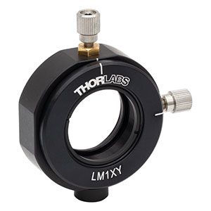 LM1XY - Translating Lens Mount for Ø1in Optics, 1 Retaining Ring Included
