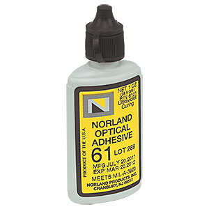 NOA61 - MIL-A-3920 Optical Adhesive with Resiliency, 1 oz.