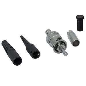 10150G1 - ST/PC Multimode Connector, Ø155 µm Bore, Stainless Steel Ferrule