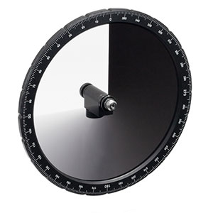 NDC-100C-2M - Mounted Continuously Variable ND Filter, Ø100 mm, OD: 0.04 - 2.0