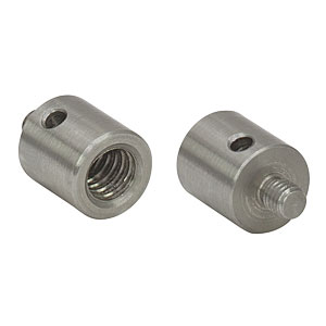AS25E4M - Adapter with Internal 1/4in-20 Threads and External M4 x 0.7 Threaded Stud