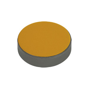 ME05-M01 - Ø1/2in Protected Gold Mirror, 3.2 mm Thick