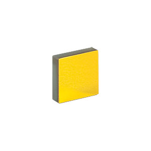 ME05S-M01 - 1/2in Square Protected Gold Mirror, 3.2 mm Thick