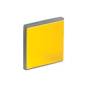 ME1S-M01 - 1in Square Protected Gold Mirror, 3.2 mm Thick