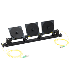 FPC562 - Fiber Polarization Controller, 3 Ø56 mm Paddles, SMF-28e+, FC/APC Connectors