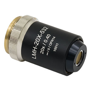 LMH-20X-532 - High-Power MicroSpot Focusing Objective, 20X, 495 - 570 nm, NA =  0.40