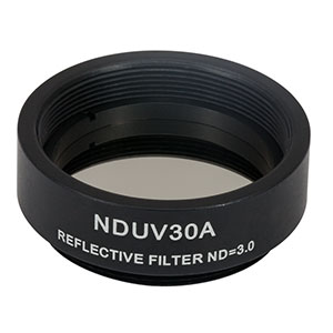 NDUV30A - SM1-Threaded Mount, Ø25 mm UVFS Reflective ND Filter, OD: 3.0