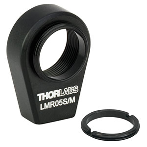 LMR05S/M - Ø1/2in Lens Mount with Internal and External SM05 Threads, M4 Tap