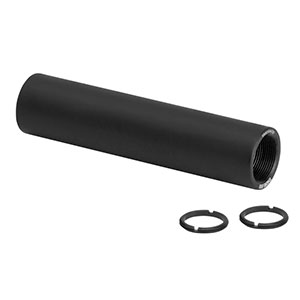 SM05M30 - SM05 Lens Tube Without External Threads, 3in Long, Two Retaining Rings Included