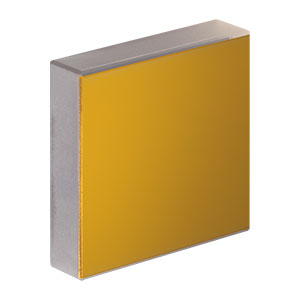 PFSQ10-03-M01 - 1in x 1in Protected Gold Mirror