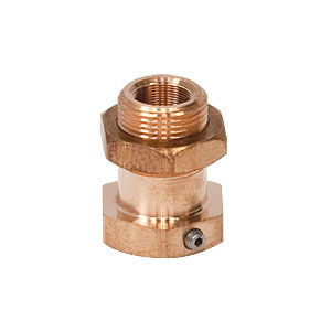 N80L6P - Locking Phosphor-Bronze Bushing with Nut, 1/4in-80, L=0.50in