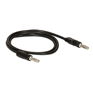 T13240 - Stacking Banana Patch Cord; 24in (0.62 m) Long Black