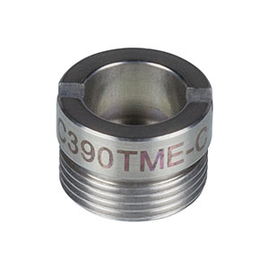 C390TME-C - f = 2.8 mm, NA = 0.55, WD = 2.0 mm, Mounted Aspheric Lens, ARC: 1050 - 1700 nm