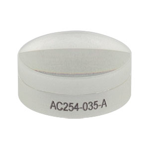 AC254-035-A - f = 35 mm, Ø1in Achromatic Doublet, ARC: 400 - 700 nm