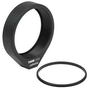 LMR45/M - Lens Mount with Retaining Ring for Ø45 mm Optics, M4 Tap