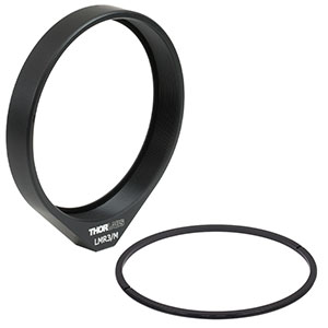 LMR3/M - Lens Mount with Retaining Ring for Ø3in Optics, M4 Tap