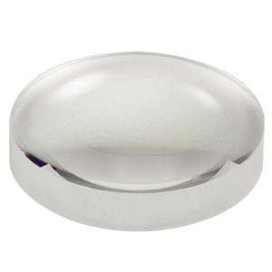 AL1225H-B - Ø12.5 mm Diffraction-Limited N-BK7 Aspheric Lens, f = 25.0 mm, NA = 0.20, AR Coated: 650 - 1050 nm