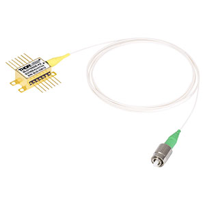 SLD1550S-A2 - 2.5 mW SLD, CWL=1550 nm, 90 nm 3 dB BW, Butterfly Package, SM Fiber, FC/APC