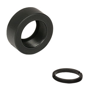 AD16T - Ø1in OD Adapter for Ø16 mm Optic, Internally Threaded, 0.38in Thick