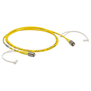 P1-980A-FC-1 - Single Mode Patch Cable, 980 - 1550 nm, FC/PC, Ø3 mm Jacket, 1 m Long