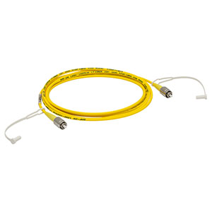 P1-SMF28E-FC-2 - Single Mode Patch Cable, 1260-1625 nm, FC/PC, Ø3 mm Jacket, 2 m Long