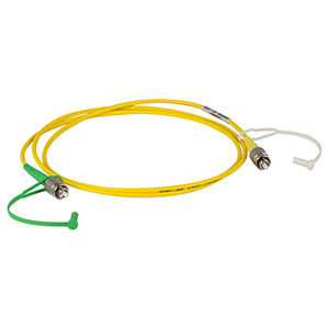 P5-SMF28E-FC-1 - Single Mode Patch Cable, 1260 - 1625 nm, FC/PC to FC/APC, Ø3 mm Jacket, 1 m Long