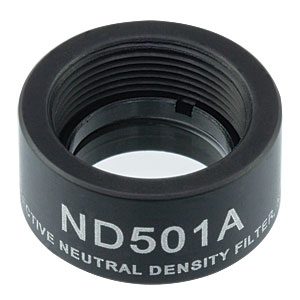 ND501A - Reflective Ø1/2in ND Filter, SM05-Threaded Mount, Optical Density: 0.1 