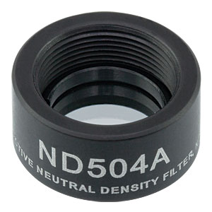 ND504A - Reflective Ø1/2in ND Filter, SM05-Threaded Mount, Optical Density: 0.4