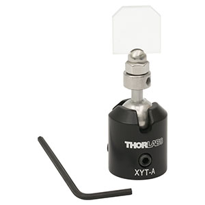 XYT-A - Post-Mountable Tweaker Plate, 2.5 mm Thick, ARC: 350-700 nm, 8-32 Tap