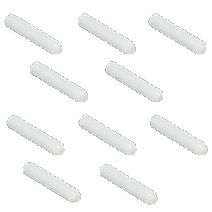 CF340-10 - Ø2.5 mm, 10.5 mm Long Ceramic Ferrule for MM Fiber, Ø340 µm Bore Size, 10 Pack