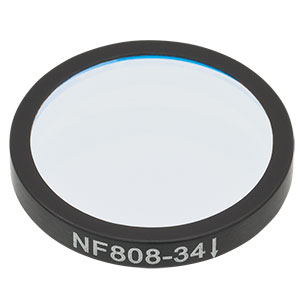 NF808-34 - Ø25 mm Notch Filter, CWL = 808 nm, FWHM = 34 nm