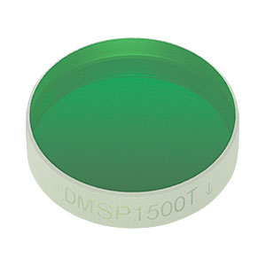 DMSP1500T - Ø1/2" Shortpass Dichroic Mirror, 1500 nm Cutoff