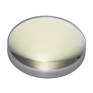 LB4854-B - f=20 mm, Ø1/2in UV Fused Silica Bi-Convex Lens, AR Coating: 650 - 1050 nm