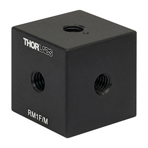 RM1F/M - 25 mm Construction Cube with M6 x 1.0 Tapped Holes