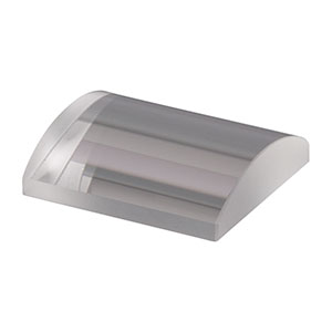 LJ1212L1 - f = 29.99 mm, H = 20.00 mm, L = 22.0 mm, N-BK7 Plano-Convex Cylindrical Lens, Uncoated