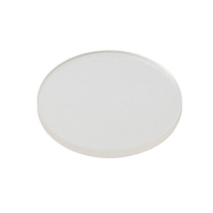 LA4579-UV - f = 300.0 mm, Ø1in UV Fused Silica Plano-Convex Lens, AR Coating: 245-400 nm 