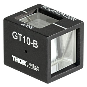 GT10-B - Glan-Taylor Polarizer, 10 mm Clear Aperture, Coating, 650 - 1050 nm