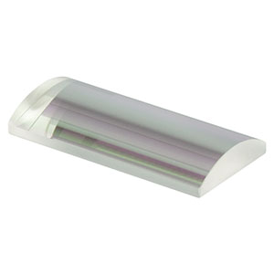 LJ1212L2-C - f = 30.0 mm, H = 20.0 mm, L = 40.0 mm, N-BK7 Plano-Convex Cylindrical Lens, Antireflection Coating: 1050-1700 nm