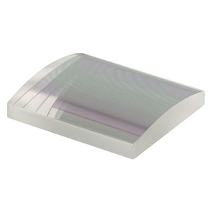 LJ1054L1-C - f = 75.6 mm, H = 25.4 mm, L = 28.0 mm, N-BK7 Plano-Convex Cylindrical Lens, Antireflection Coating: 1050-1700 nm